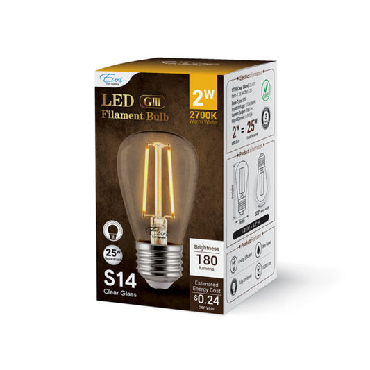 LED Filament Bulb - ES14-2W1120