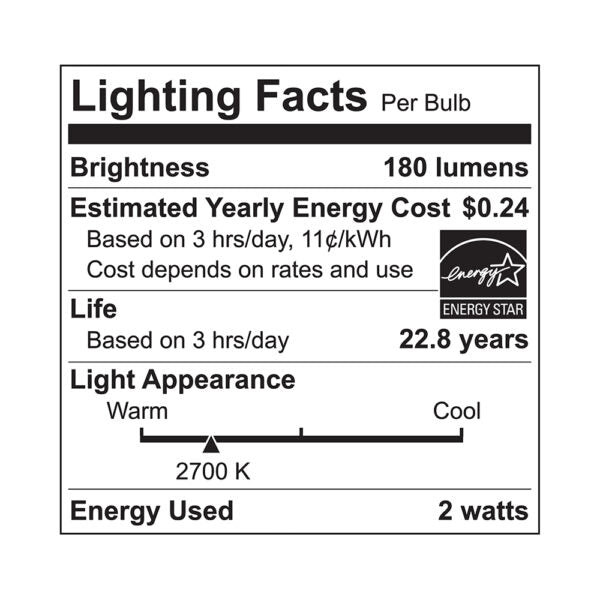 S14 LED Filament Bulb