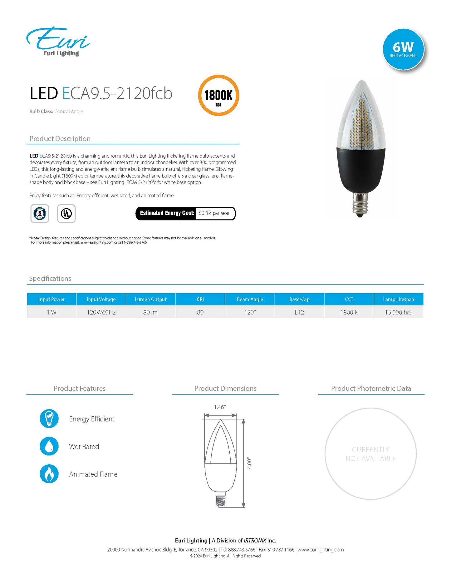 LED Flame Lamp