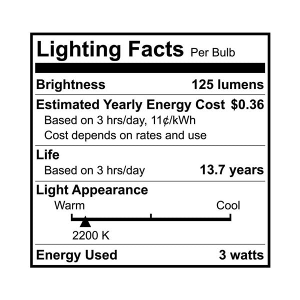 LED Filament Bulb - VB10-3000cec-4