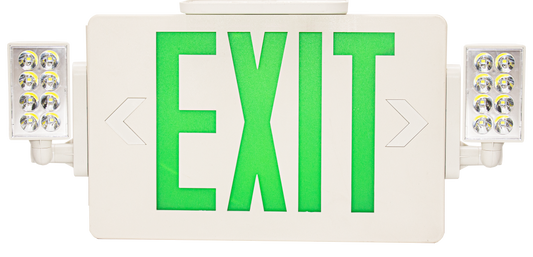 WESTGATE LED Super Slim Exit Sign with Adjustable Heads